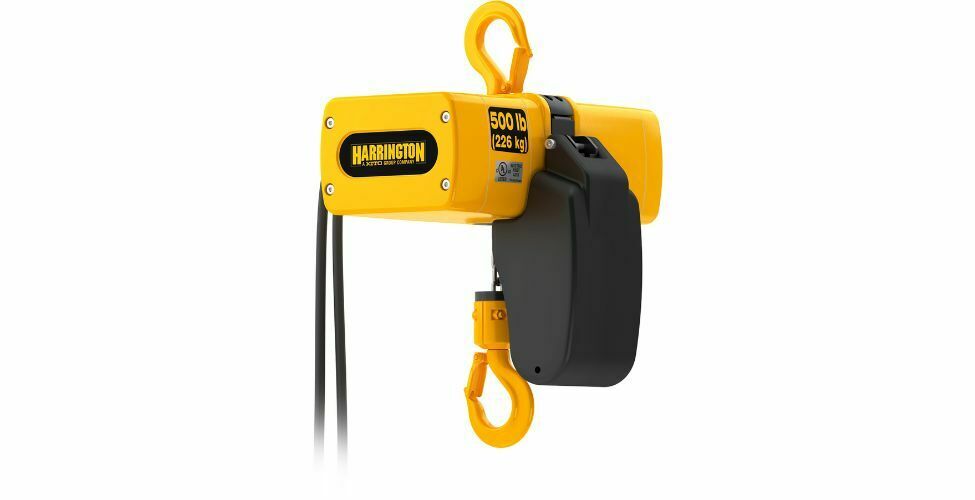 Harrington Hoists  Polipasto eléctrico con trole motorizado EQM 