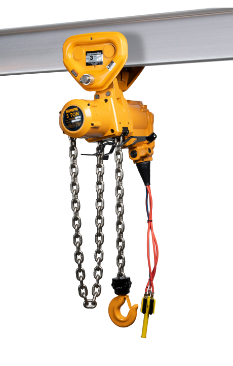 Harrington Hoists  Polipasto eléctrico con trole motorizado EQM 